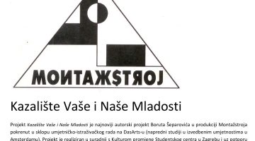KONCEPT: Kazalište vaše i naše mladosti